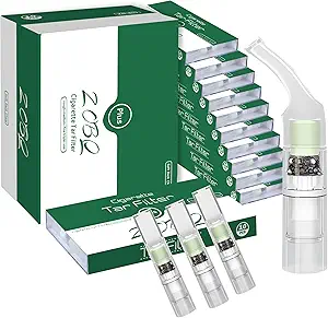Premium Discardable 14-Layer Cigarette Filter Mouthpiece - Comfortable Silicone Soft Filter - Three Sizes, Cigarette Tar Filter - Perfect Men's Gift for Father, Boyfriend, Groomsmen
