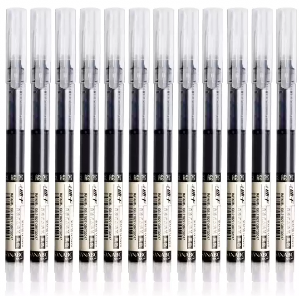 Black 0.5mm liquid rollerball pen